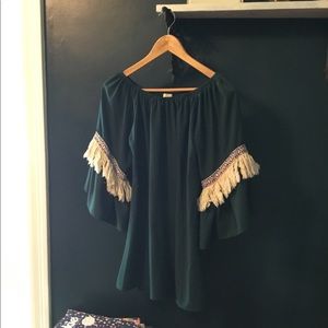 Deep green very flattering Tunic